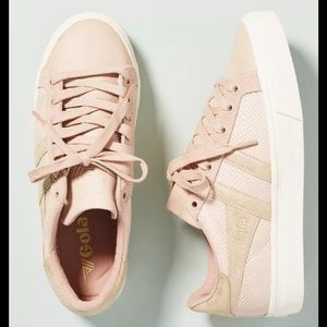 NIB Anthropologie Gola orchid sneakers pink gold 9